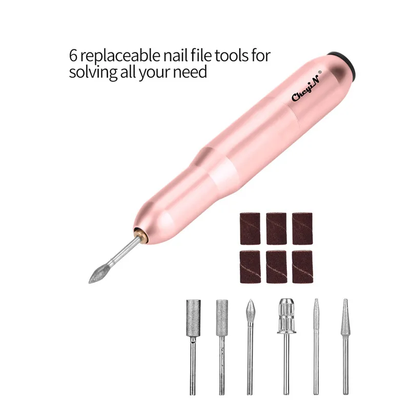 Профессиональный маникюрный аппарат 6 шт./компл. портативный алюминиевый сплав