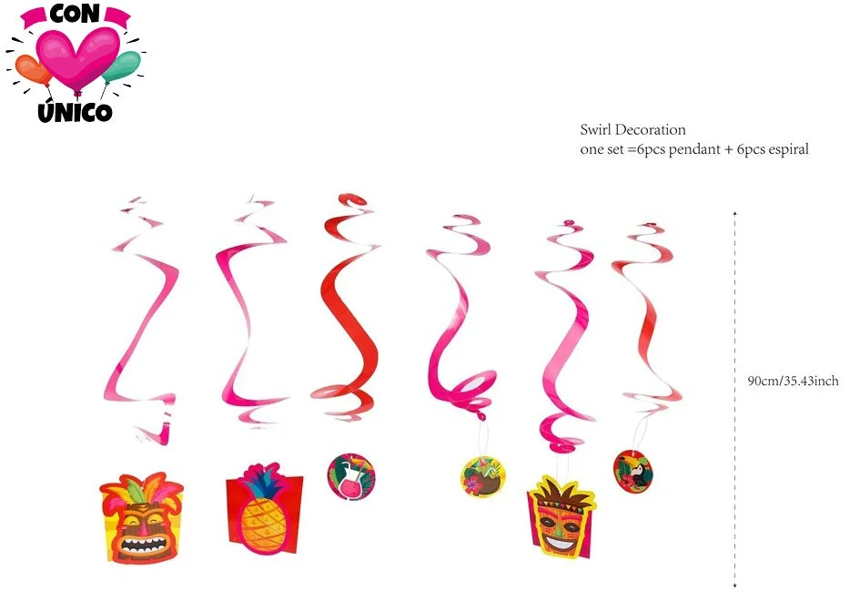 CONUNICO день рождения тропические вечерние фотобудки реквизит принадлежности