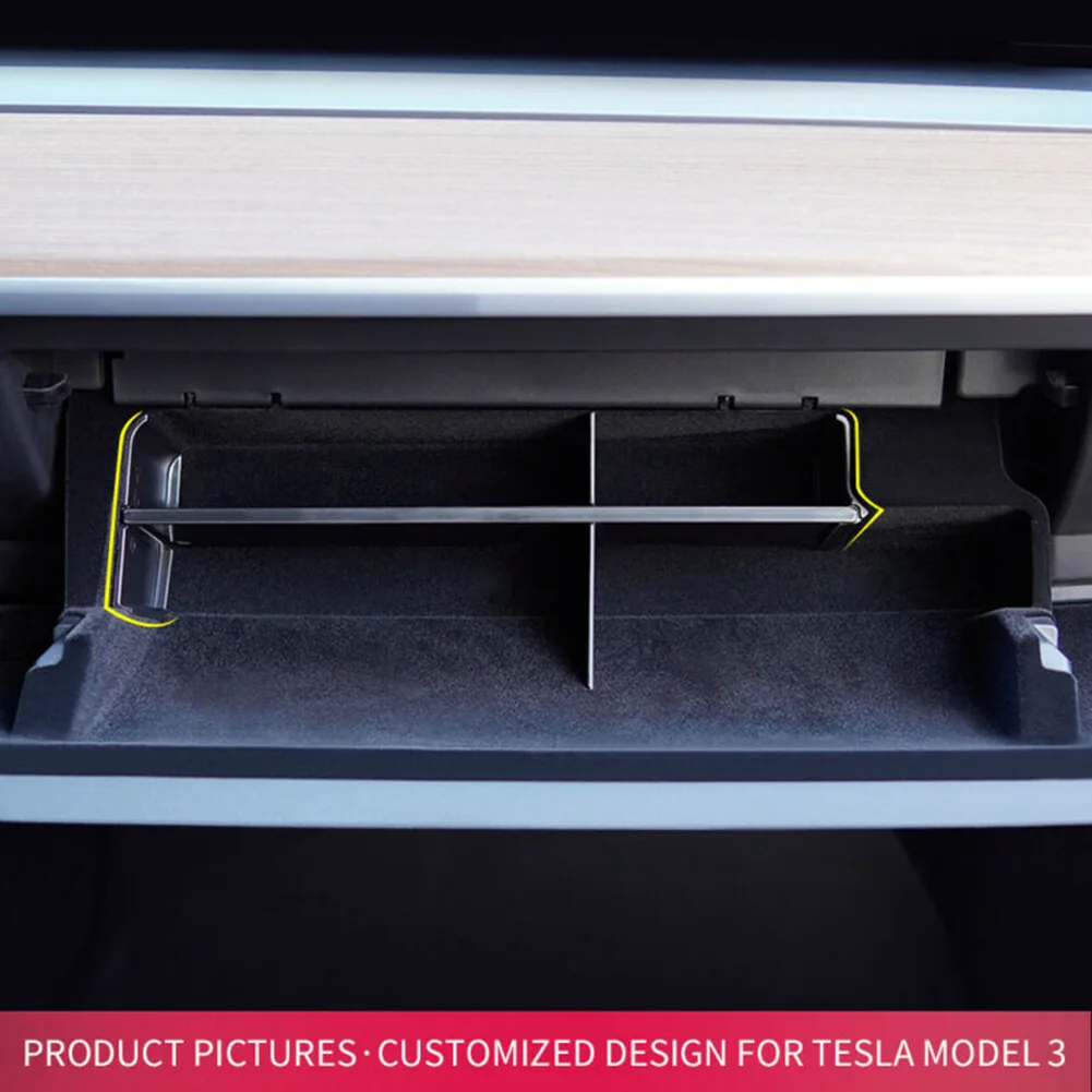 

Replacement Car Storage Box Plastic Layered Parts For Tesla Model Y 2020