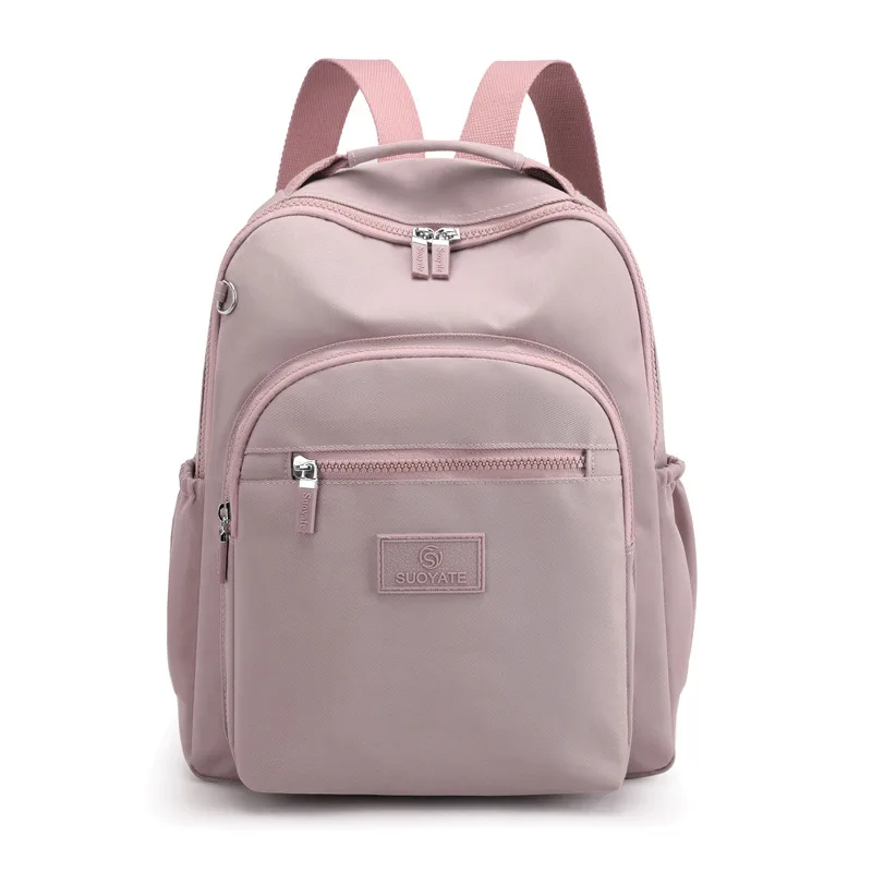 

Fashion Nylon Women Stylish Backpack Shoulder School Bags for Teenager Girl Bookbag Multi-pocket Travel Bagpack Youth Rucksack