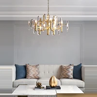 led postmodern gold chrome crystal designer hanging lamps chandelier lighting lustre suspension luminaire lampen for foyer