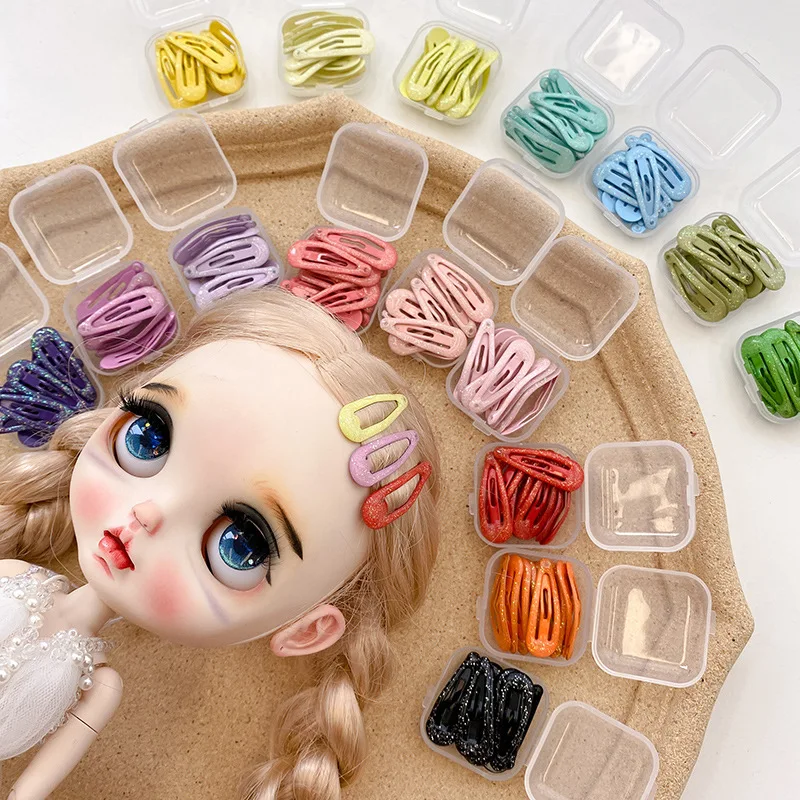 10 шт. мини-зажимы 3 см для кукол BJD красочные аксессуары украшения волос 1/6 |