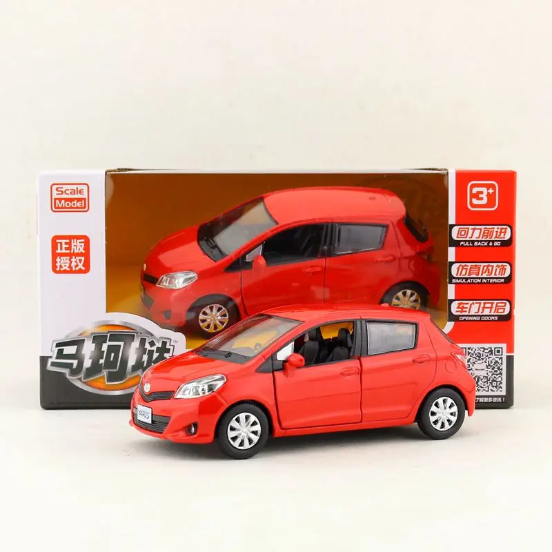 Высококлассная имитация 1:36 из сплава Toyota Yaris автомобиль литье на металле игрушки