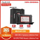 Диагностический сканер MUCAR CS2, устройство для диагностики автомобиля, OBD2, ABSSRS, с пожизненным бесплатным обновлением масла, EPB, TPMS