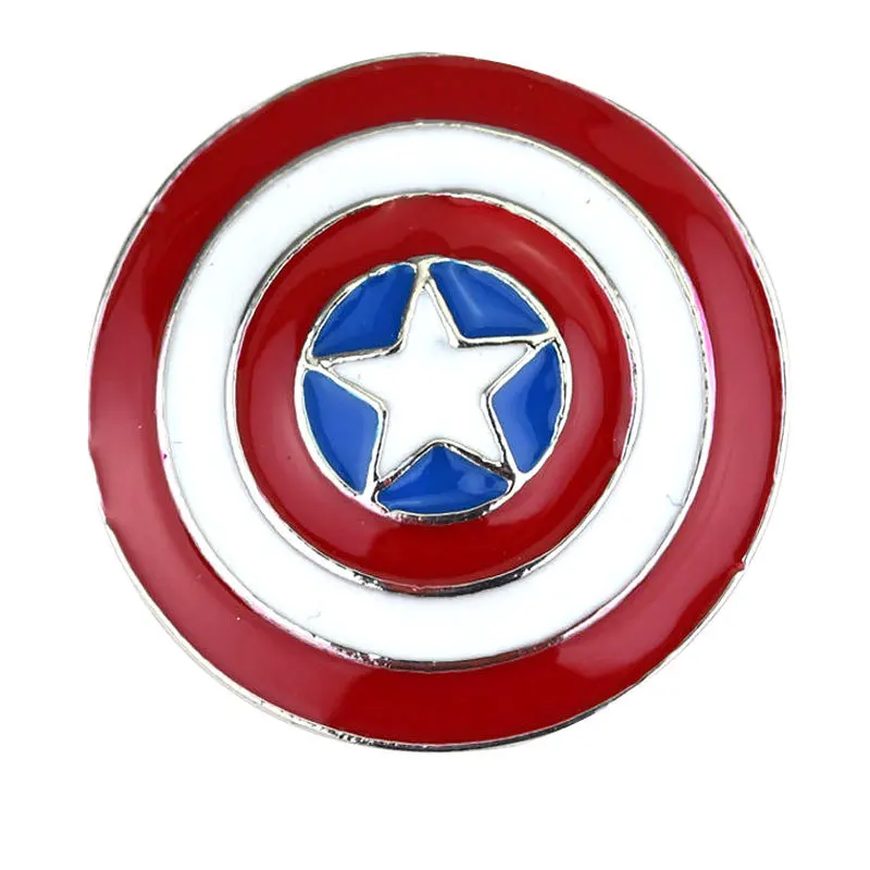 Европейский и американский фильм супергерой Америка Капитан щит Брошь булавка