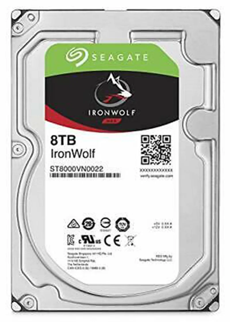 

Seagate IronWolf NAS ST8000VN0022 1T18T NAS 7200 RPM 256MB Cache SATA 6.0Gb/s 3.5" Internal Mechanical Hard Drive High Speed