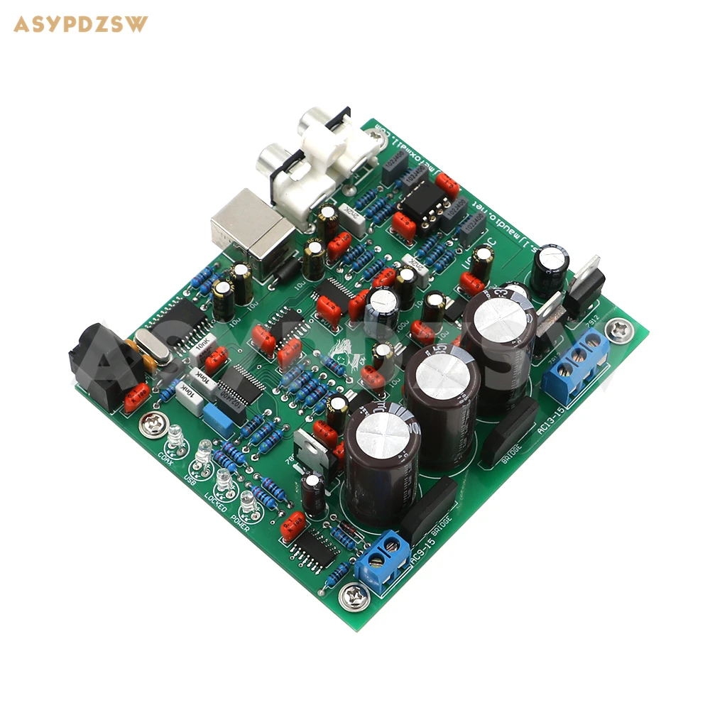 CS4398 DAC с USB оптическим волоконным декодером 24/192K 32K 192K/24 бит DIY Kit/готовая плата|dac diy