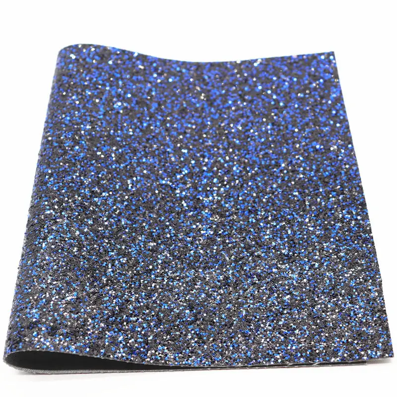 3 Navy Blue Блестящая ткань 20 см* 34 см, блестящая искусственная кожа, листы для бантов, украшения ручной работы, материалы для сумок, обуви, аксессуаров - Цвет: 3 Navy Blue