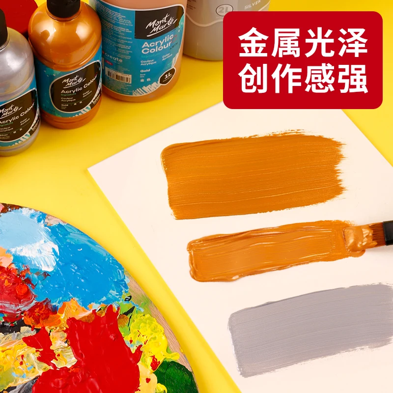 Золотой Серебряный акриловый лак для обработки дерева металлическое покрытие