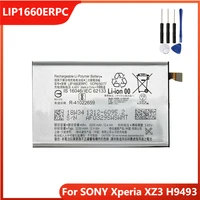 original replacement phone battery lip1660erpc for sony xperia xz3 h9493 rechargable batteries 3200mah with free tools