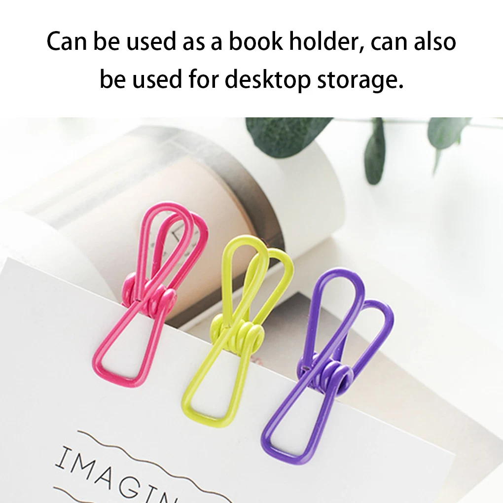 

10pcs Powerful Plastic Clothes Pegs Hangers Clothespins Towels Hanging Pegs Food Bag Sealing Clip Laundry Storage Organizer