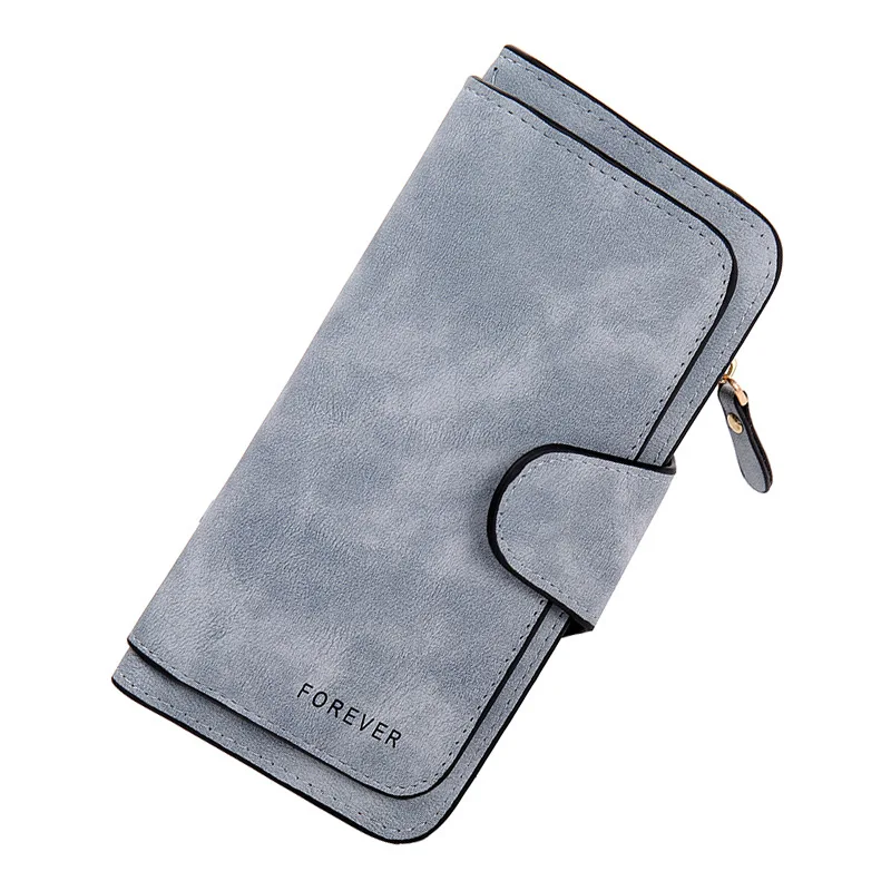 

New Ladies Brown Purse Female Cash Envelope Wallet Organizer Pink Long Wallet Trendy Womens Card Holder Large Leather Coin Purse