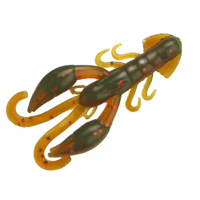 

BATTLEBASS 2022 NEW Fishing Soft Bait Crawfish 10pcs 51mm 2.1g Artificiais Lures Top water Soft Lure Salt