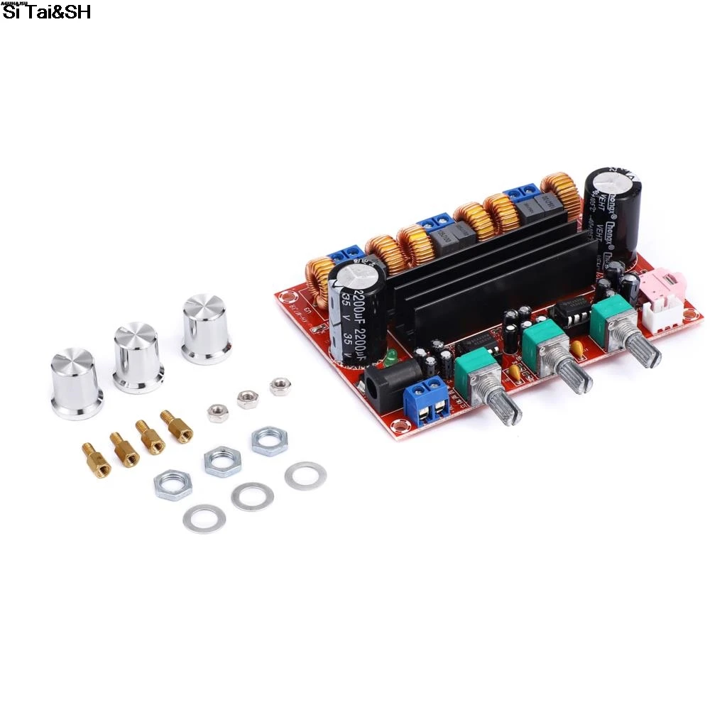 XH M139 TPA3116D2 2x50 Вт + 100 2 1 канальный цифровой сабвуфер усилитель мощности доска TPA3116 * 3