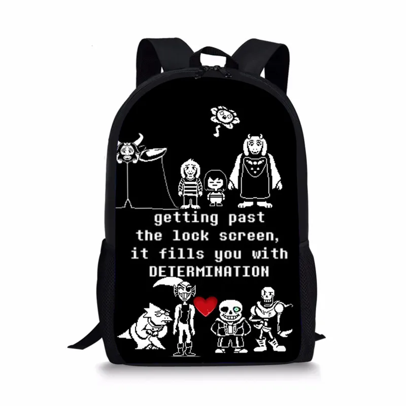 XM2629C Аниме Undertale Школьные сумки Дети Книга Сумки малышей мультфильм FNAF Фредди UT рюкзак Sans мальчиков девочек Школьный набор - Цвет: XM2629C