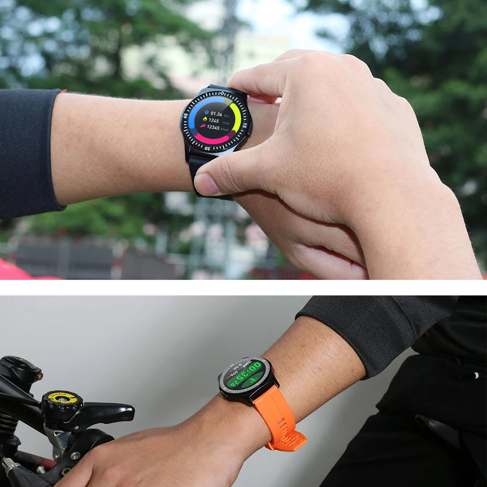 

Touch Smart Watch Temperature Monitoring Heart Rate Blood Pressure Detecting IP67 Waterproof Smartwatches Sports Wristband