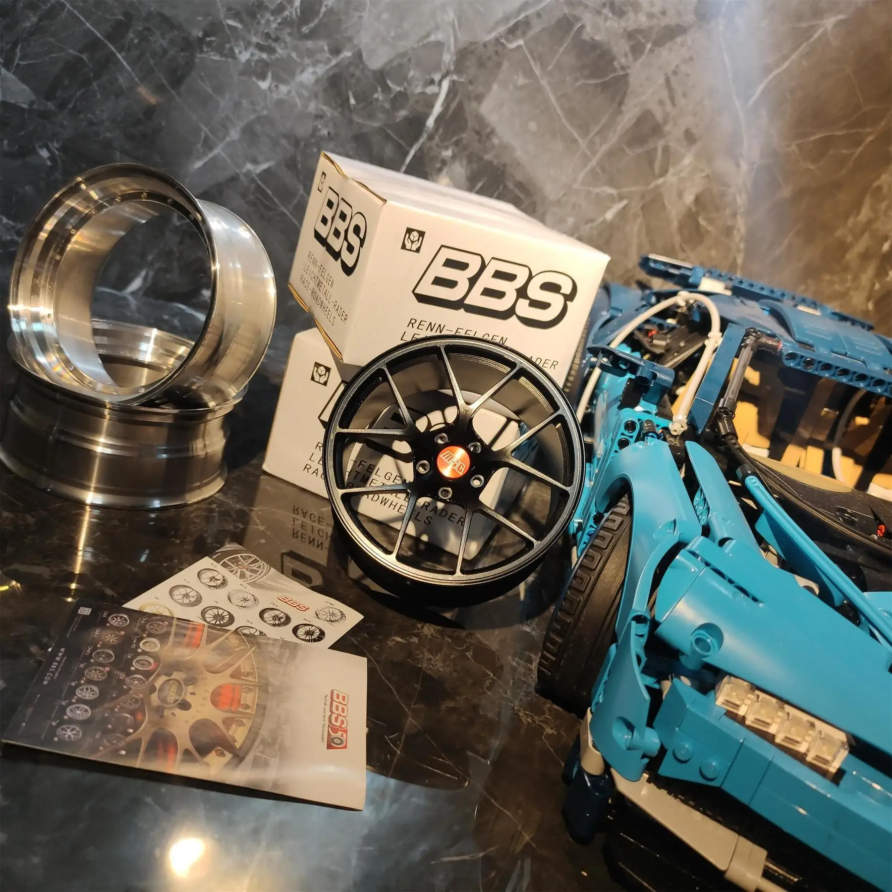 Новинка 1/5 модель автомобиля BBS металлическая кованая колеса индивидуальная