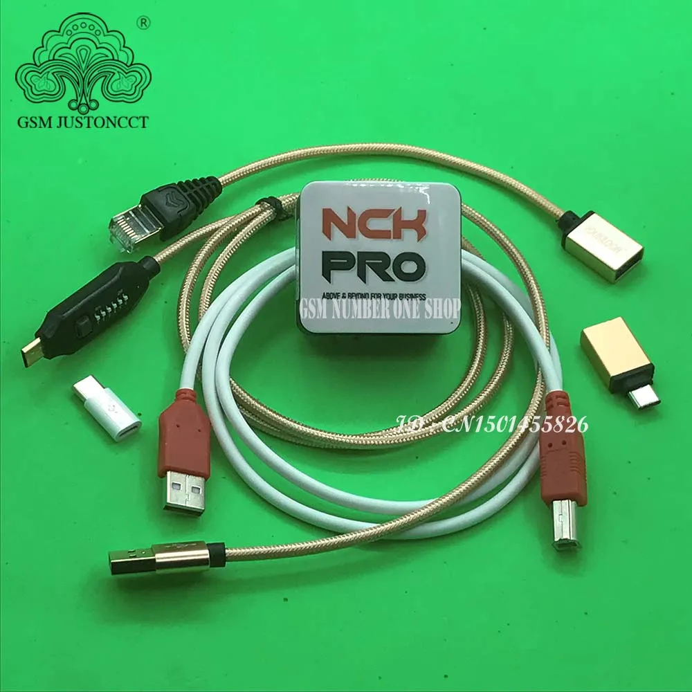 Original NCK Pro Box NCK Pro 2 Box (NCK BOX + UMT BOX 2 in 1 ) +UMF All Boot cable set EASY SWITCHING & Micro USB To Type-C