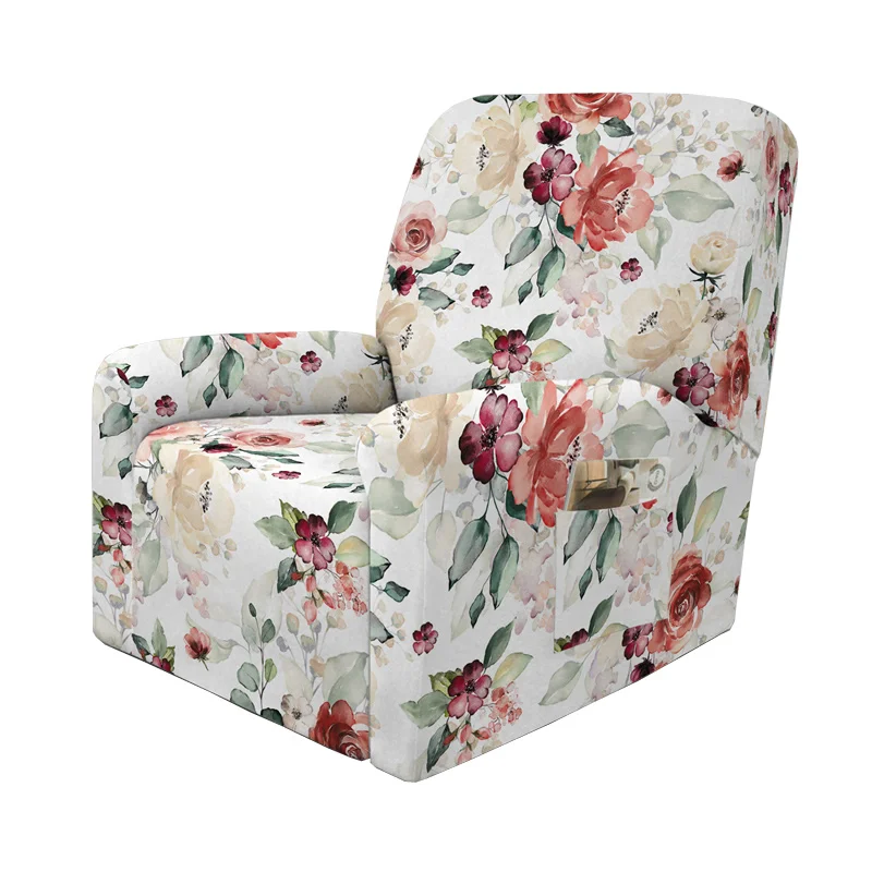 Чехол для кресла в летнем стиле эластичное кресло с откидывающейся спинкой из