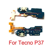 new usb charging port dock board flex cable for tecno p37 usb charge charger board port replacements repair parts