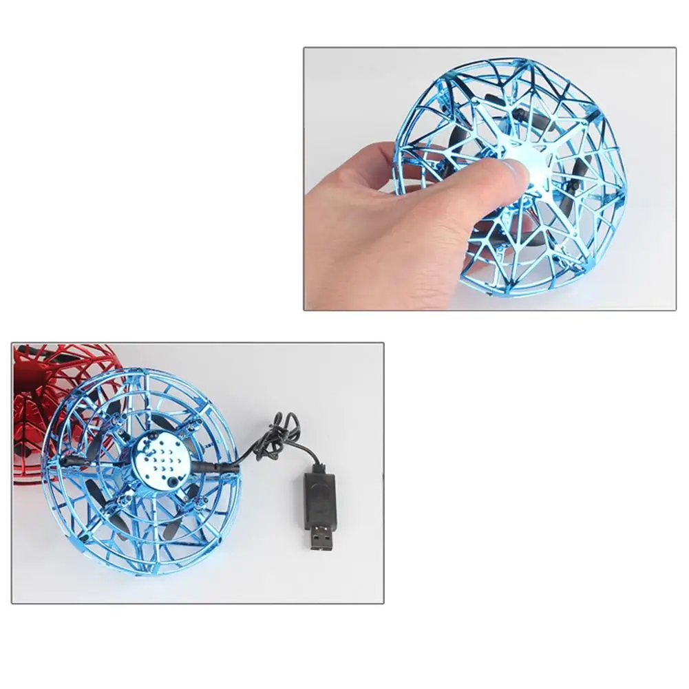 Quadcopter Drone Toy Mini Gesture UFO Sensing Four-axis UAV Aircraft Touch Control Floating Intelligent Induction Airplane Model