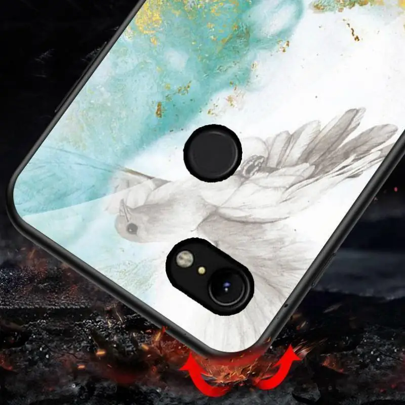 Мраморный камень шаблон Чехлы с закаленным стеклом для Google Pixel 4XL 3XL 2XL Защитные