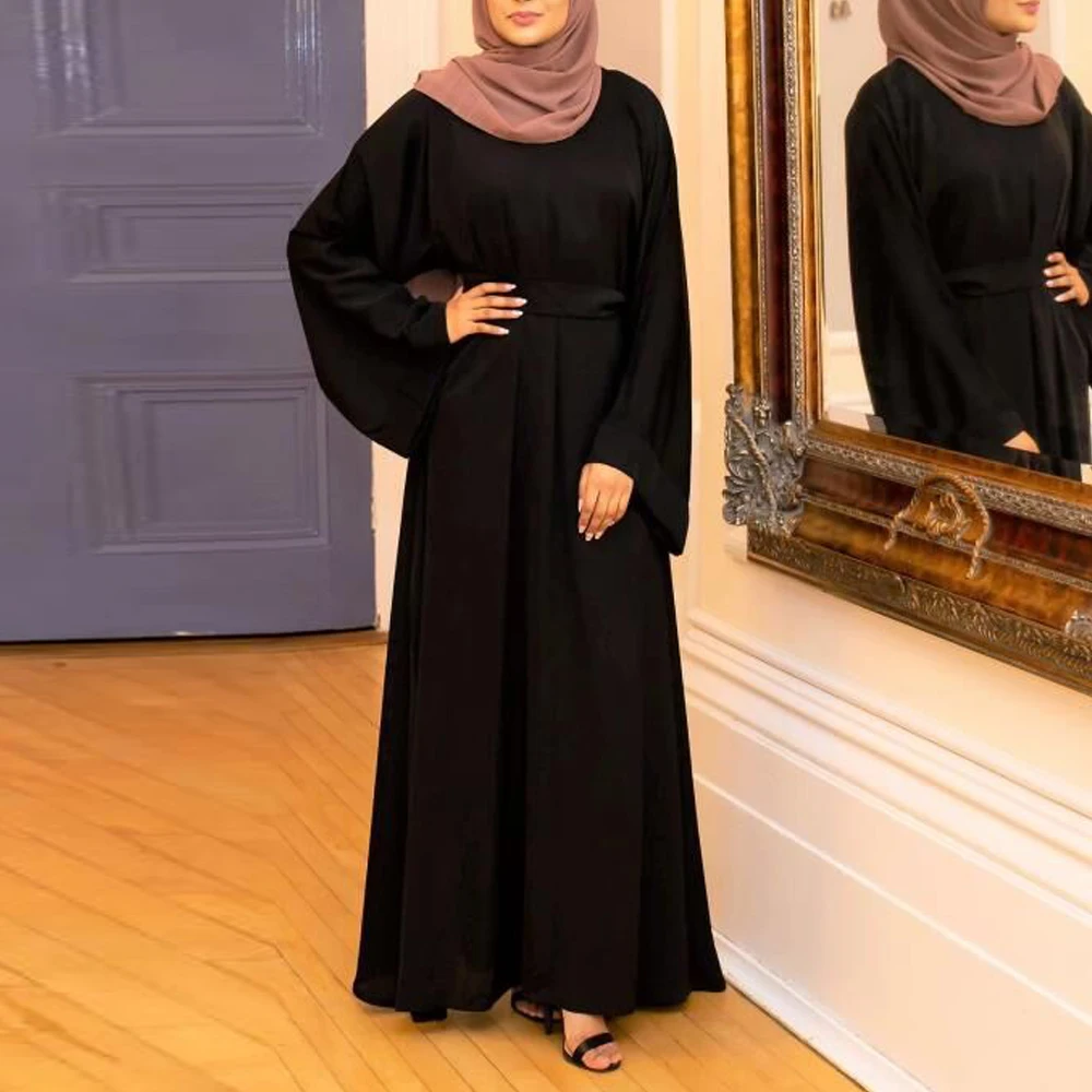 Eid Mubarek Abaya Дубай Турция мусульманская Мода хиджаб платье кафтан одежда платья для