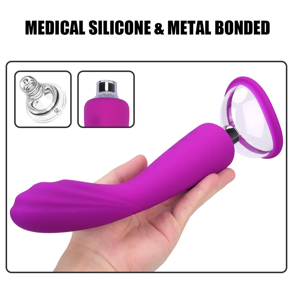 VATINE вагинальный вибратор супер мощный клиторальный насос для точки G присоска