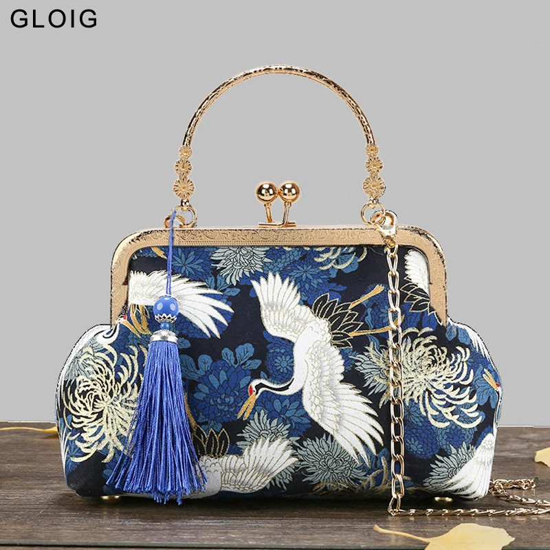 

Animal Printed Women Handbags Soft Bucket Ladies Clutch Party Wedding Handbags With Tassel Vintage Purse Bags