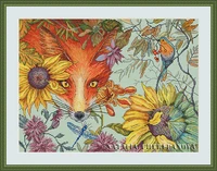 fox diy cross stitch kit packages counted cross stitching kits new pattern cross stich painting set