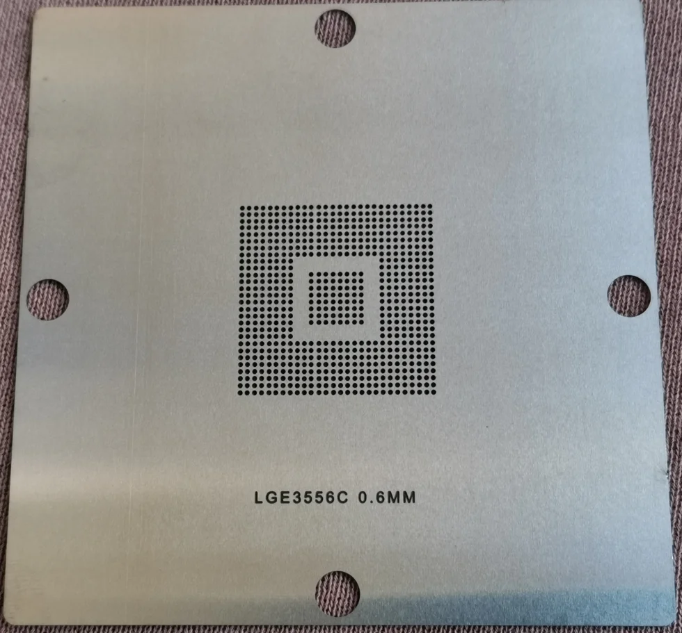 

90x90mm BGA Reballing Stencil LGE3556C 0.6mm