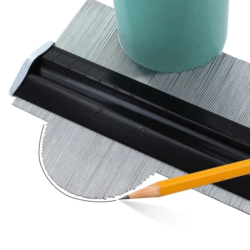 Контурный манометр для профиля из углеродистой стали 150 мм шаблон глубокого