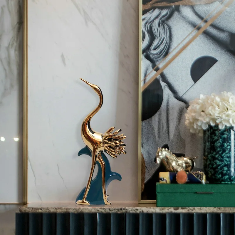 Роскошный скандинасветильник светло-зеленый павлиний Гальванизированный