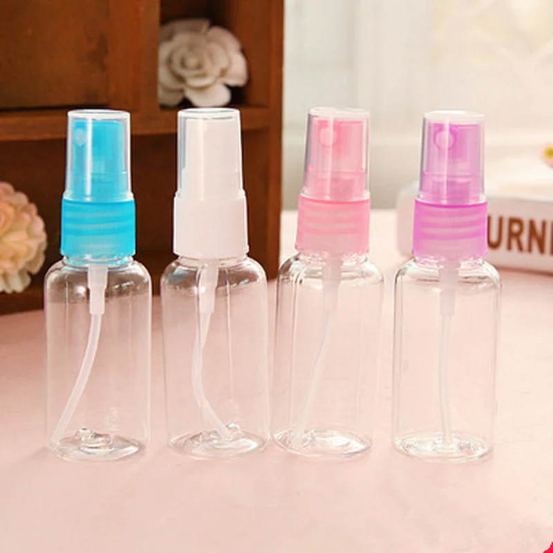

Empty Plastic Perfume Transparent Atomizer Spray Bottles Make Up Make-up Cosmetic Sample Container Portable Storage Containers