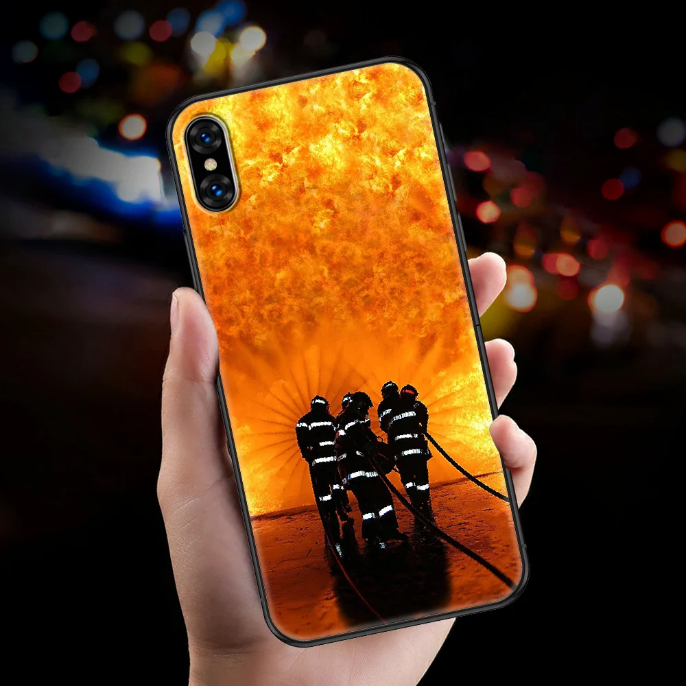 Чехол для телефона с изображением героев пожарного защитного корпуса iphone 5 5s se 2 6