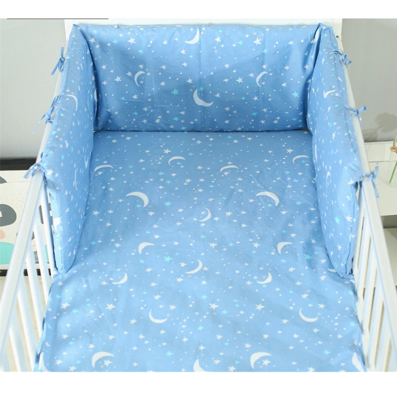 Детский комплект постельного белья со звездами 180*30 см Детские бамперы для