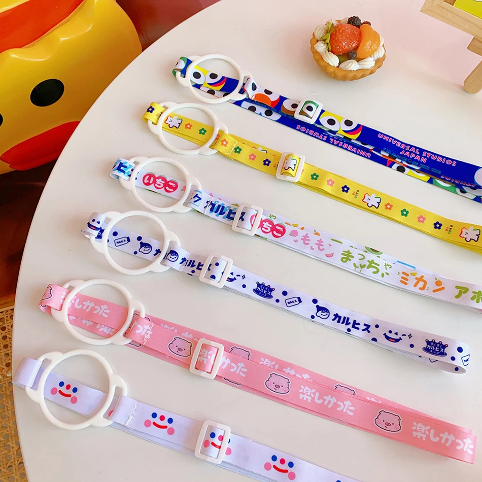 Симпатичная бутылка для воды с плечевым ремнем вакуумная фляжка широким