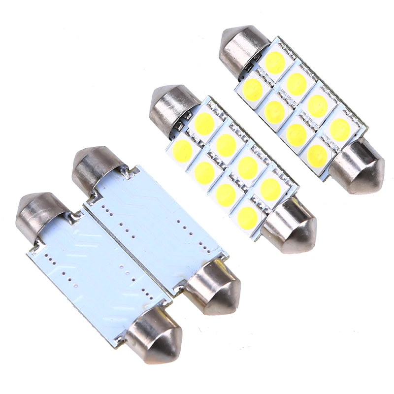 POSSBAY покупай 4 и получи 1 белый 39 мм 8 светодиодный 5050 8SMD купол с фестонами