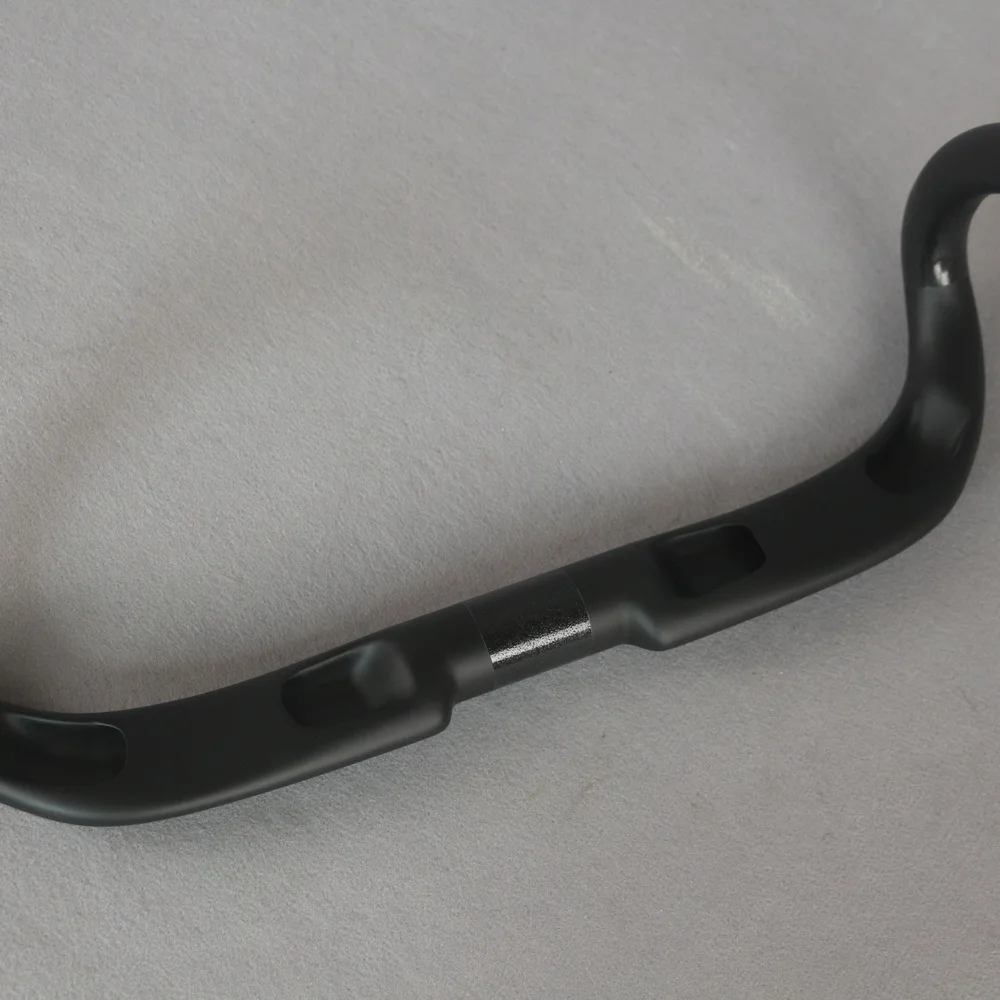 Руль из углеродного волокна для дорожного велосипеда черный матовый руль 400 мм с