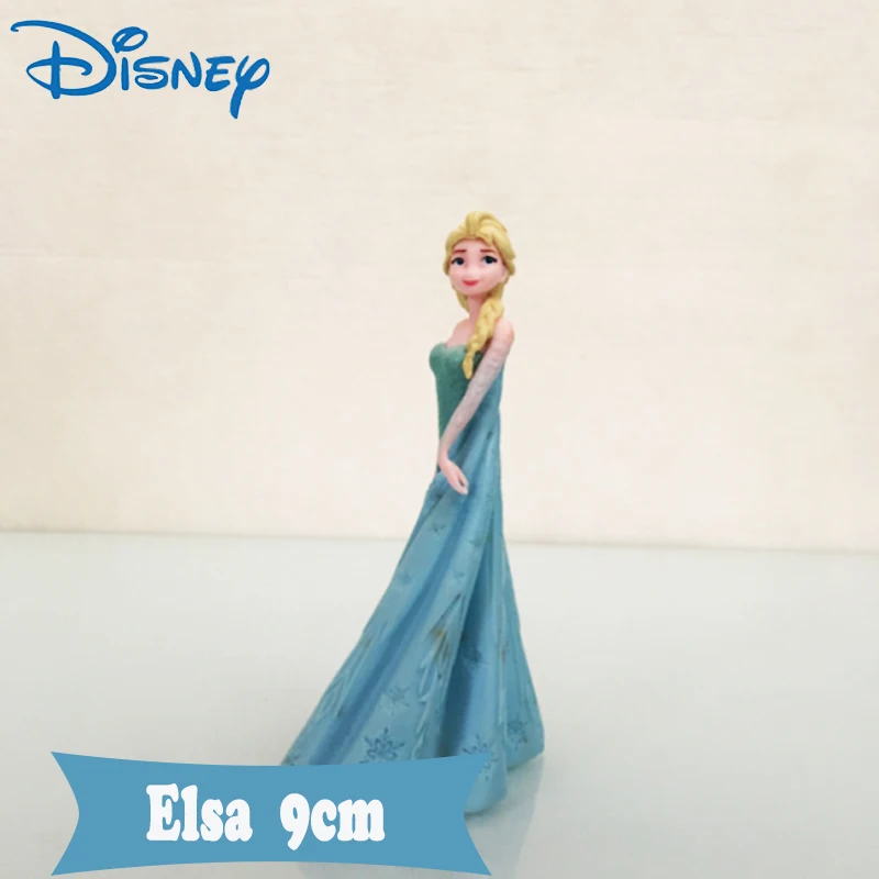 Elsa 4 Подлинный Дисней Холодное сердце 2 Эльза Анна Олаф модель прекрасный рисунок набор ПВХ пластиковые игрушки для детей подарок на день рождения - Цвет: Elsa 4