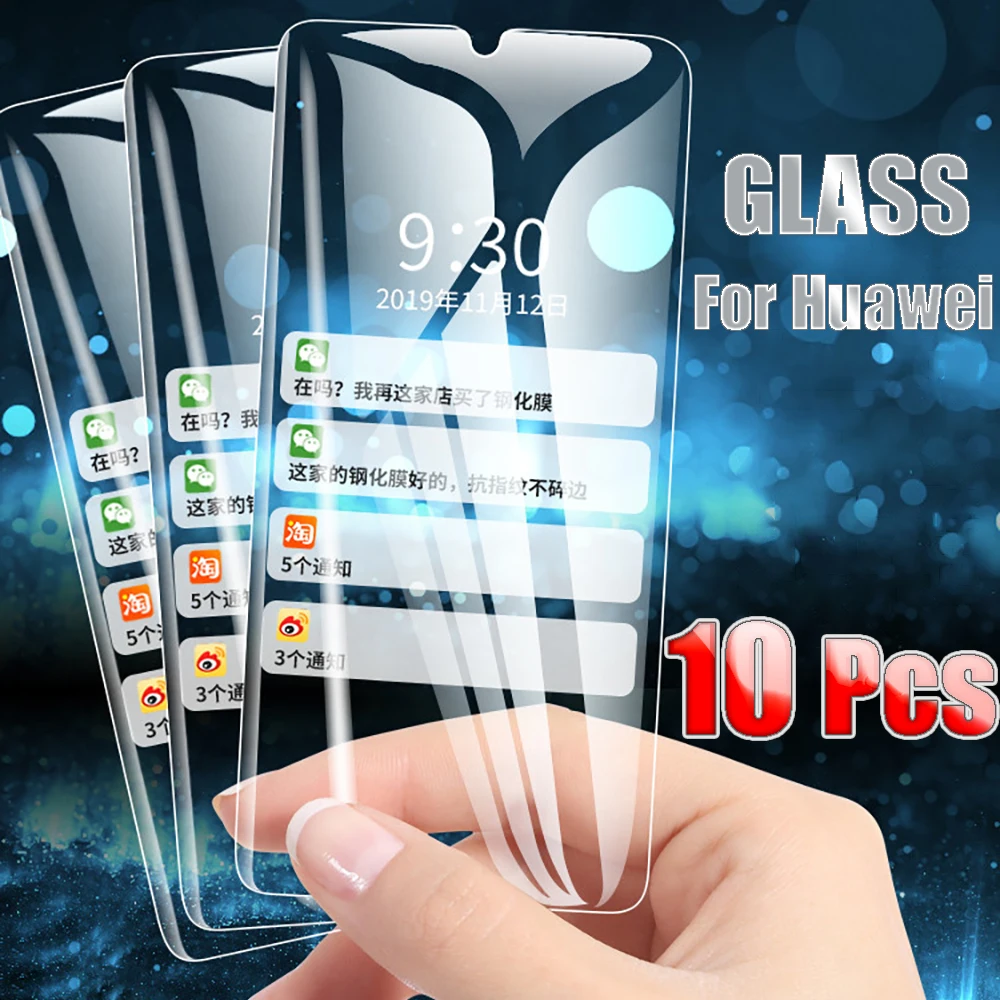 10 шт. Защитная пленка для экрана Huawei P40 P30 P20 P10 P9 Lite Pro закаленное стекло P smart 2019 Z