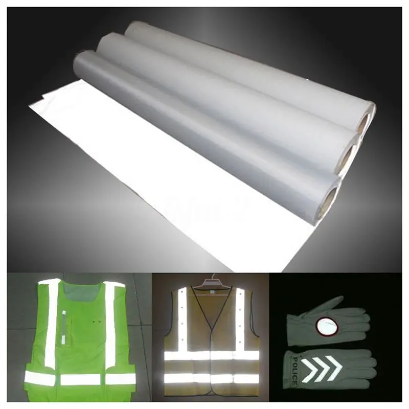 Серебристая светоотражающая ткань материал для пришивания хайлайтер химическое