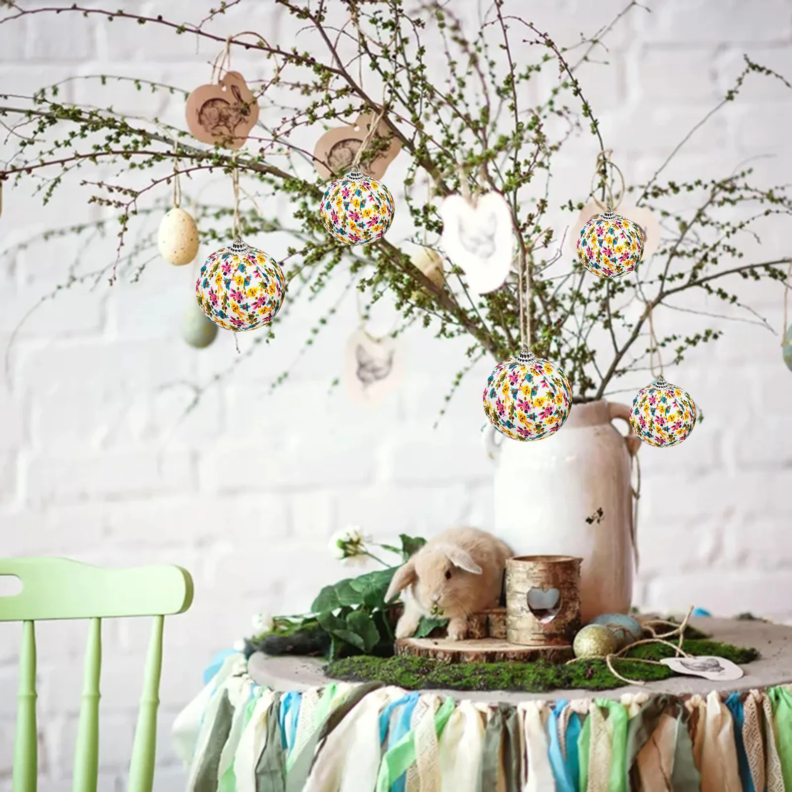 1 шт. Счастливой Пасхи красочные Пасхальный кролик бальное свадебное ремесла