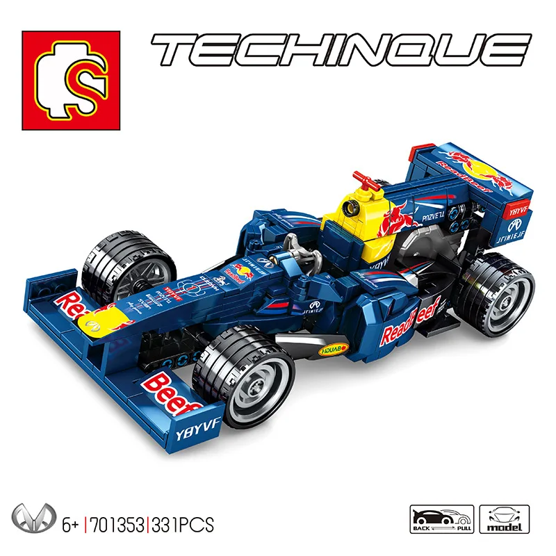 Блоки Sembo Super Series скоростные чемпионы F1 формула гоночный автомобиль Строительные