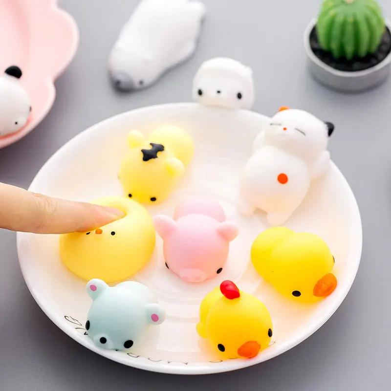 Mochi squishy pokemon soft plastic toy duckling squash decompression ball vent plug giant Squishi antistress funny gift | Игрушки и