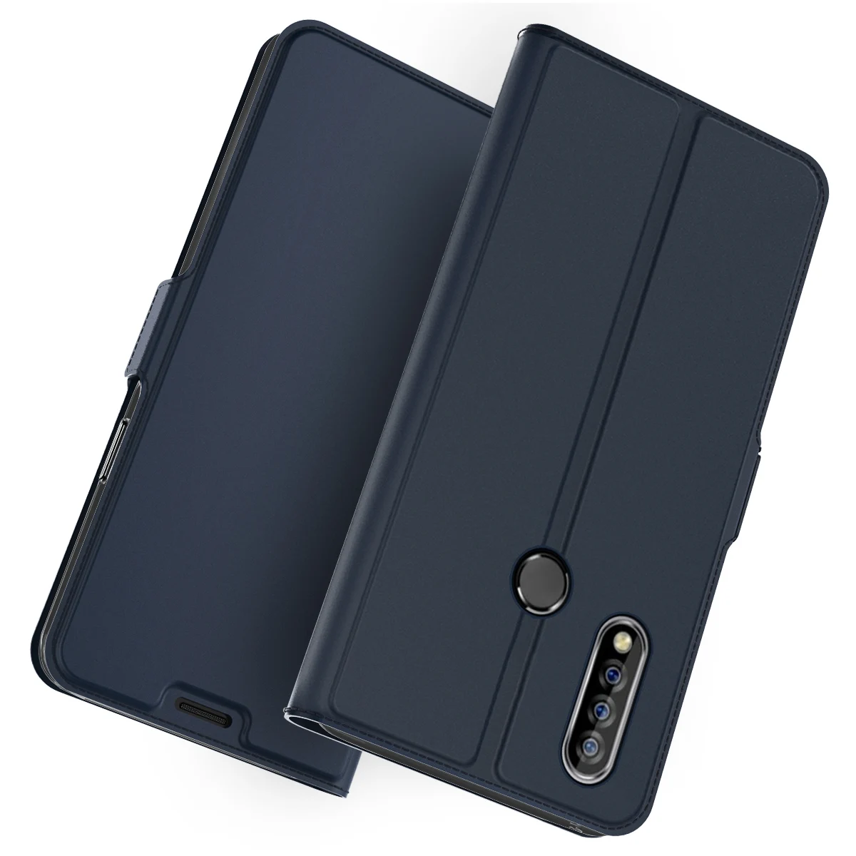 Для Oukitel C16 C17 Pro Чехол из искусственной кожи флип-чехол с подставкой Чехол с карманом для всего тела с держателями для карт для Oukitel C16 Pro Чехол