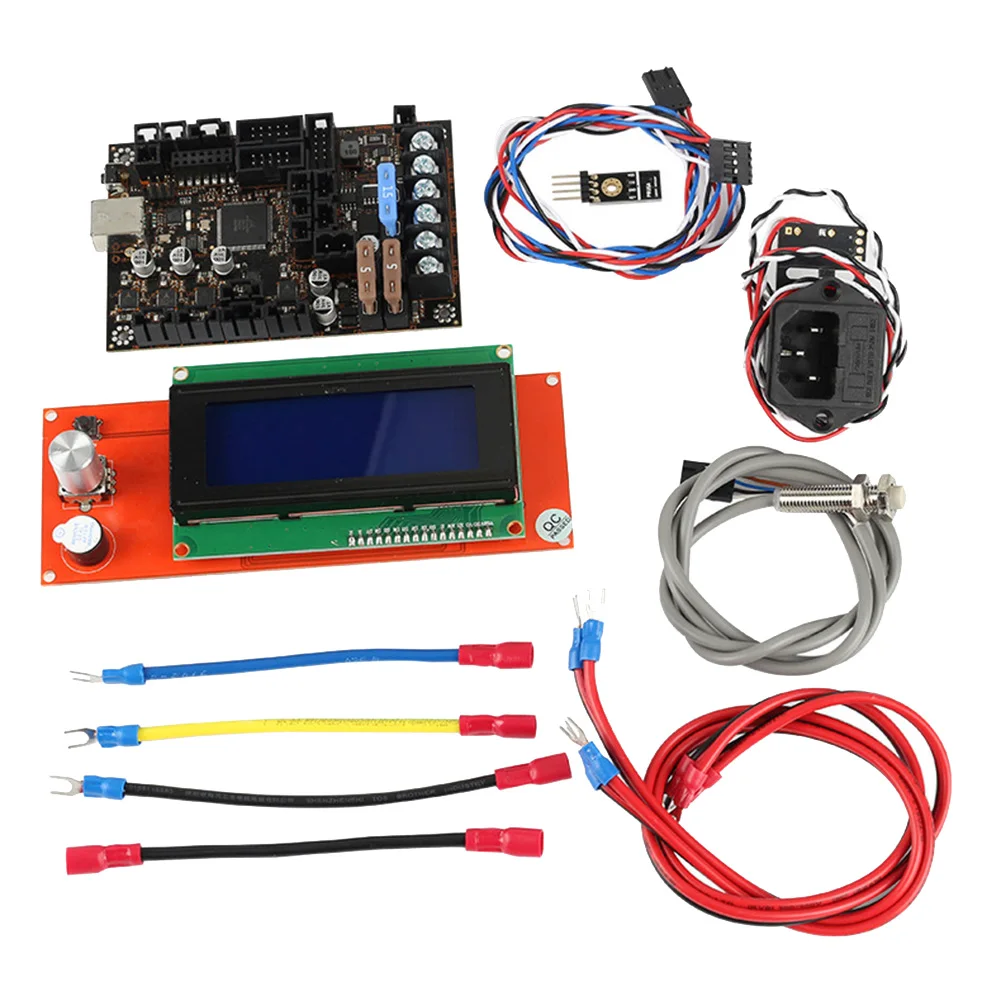 Новый Einsy Rambo 1.1A материнская плата + 2004 lcd датчик нити PINDA V2 мощная панель паники для