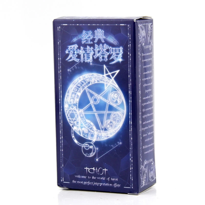 

Classic Love Tarot with Guidebook Board Game Divination Fate Love Tarot Cards K4UC