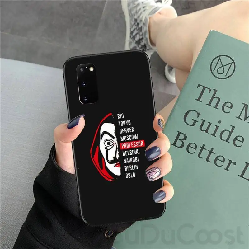 

Customary Spain TV Money Heist House Phone Case Cover For Samsung Galaxy S9 S10 S10E S6 S7 S8 S9 S9Plus S5 S20