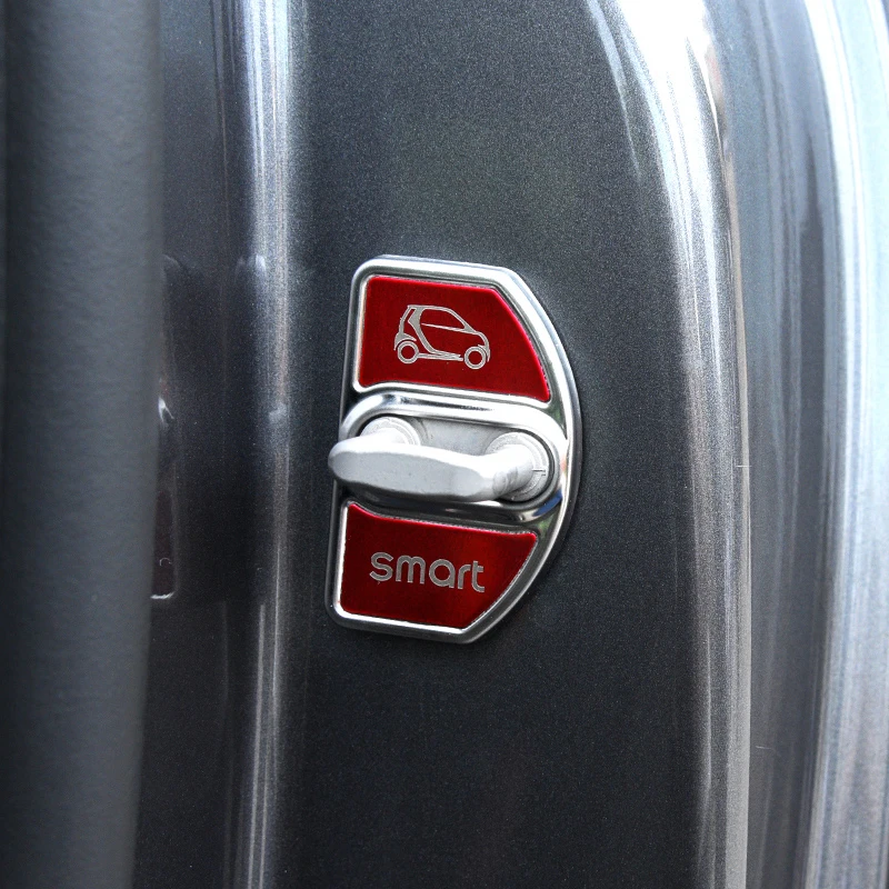 Автомобильный Дверной замок Защитная крышка из нержавеющей стали декоративная